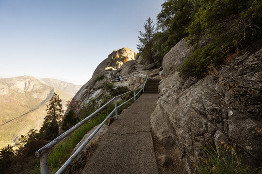 Staircase up to Moro Rock, Sequoia National Park, California