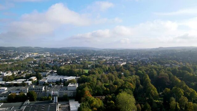 Grenze Schwelm Wuppertal &Uuml;berflug Zeitraffer