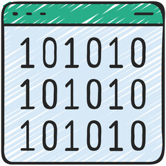 Website Binary Icon