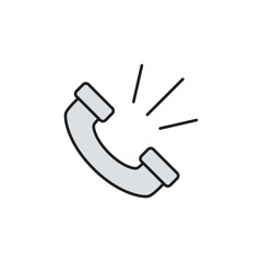 Loud call icon. High quality coloured vector illustration..