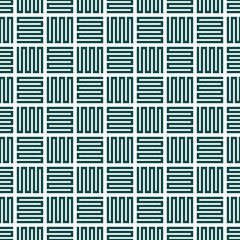 Green abstract lines seamless pattern.