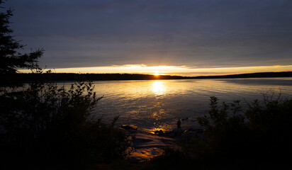 Sunset from Frazer Point, Schoodic Peninsula, Acadia National Park