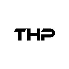 THP letter logo design with white background in illustrator, vector logo modern alphabet font overlap style. calligraphy designs for logo, Poster, Invitation, etc.