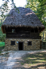 Fototapeta na wymiar The traditional peasant house from Romania 22