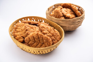 Thekua is an Indian sweet dish.popular in uttarpradesh, bihar and jharkhand.offering for the chhat festival.