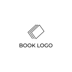 Educational digital book and online knowledge learning book logo and symbol icon vector illustration template.