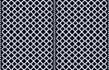 Geometric tribal seamless pattern. Design for background,carpet,wallpaper,cloth,blankets,bags,fabric,furniture, packing Vector illustration embroidery style.