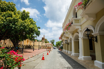 30.06.2022 SANTO DOMINGO, DOMINICAN REPUBLIC El Conde street and famous Calle Las Damas. Colonial...