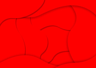 red armchair isolated on white