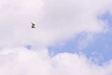 hang glider on the sky
