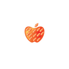 apple logo color vector creative design illustration