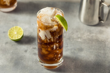 Homemade Cold Dirty Soda with Coconut