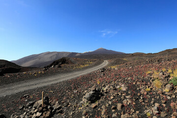 Vista panoramica dell'Etna in cima al cratere - Sicilia © Etna ·REC Attivo