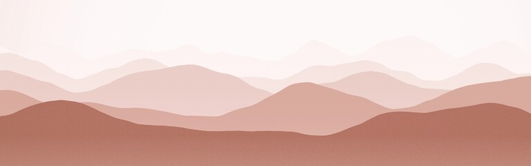 Fototapeta na wymiar design hills ridges at time of sun to rise computer graphic texture illustration