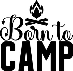 Camping svg design cut files