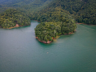A Cloudy Summer Day at Watauga Lake in Northeast Tennessee
