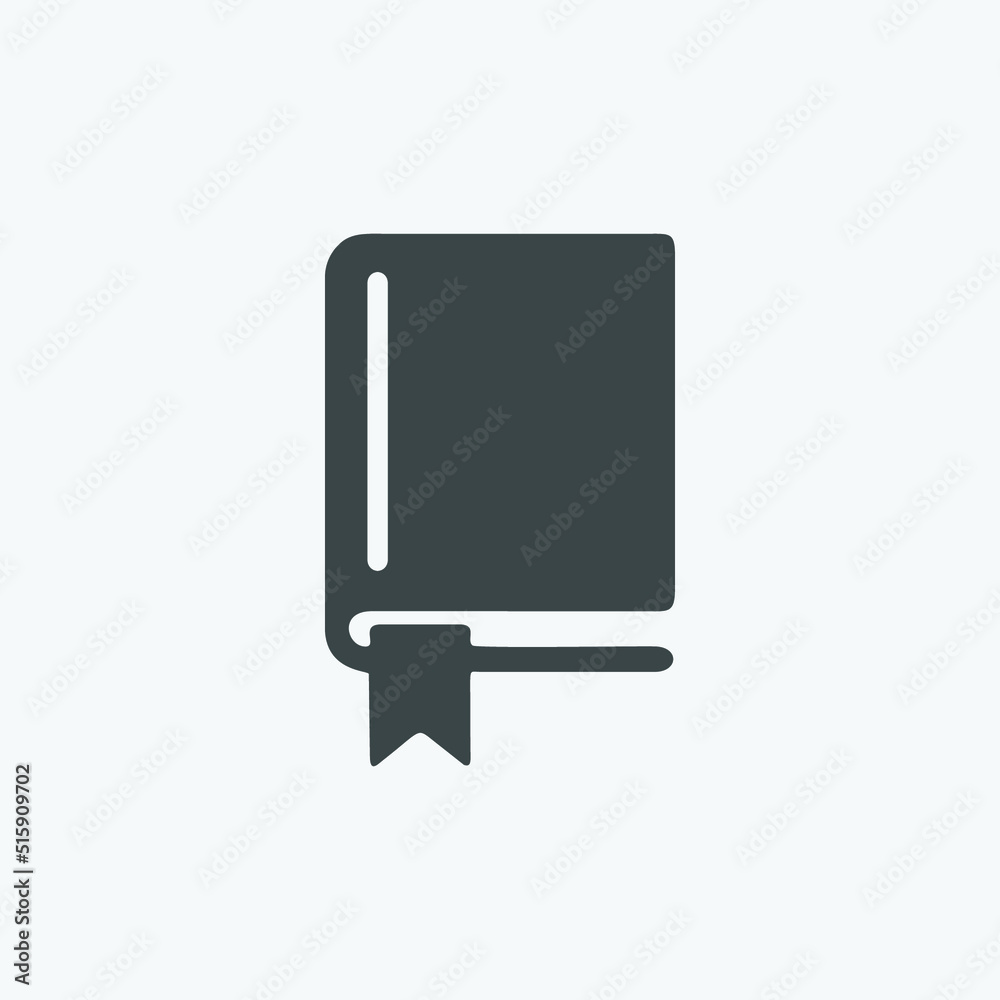 Poster book vector icon. isolated book icon vector design. designed for web and app design interfaces.