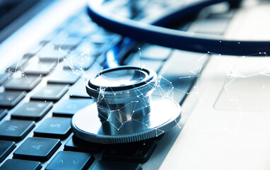 stetoscopio, medicina, tecnologia medica, network
