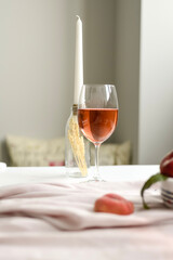 still life with wine