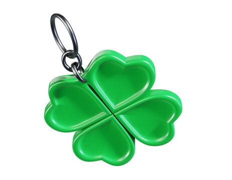 3d render of green clover