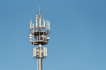 Antena telefonii komórkowej - obrazy, fototapety, plakaty