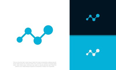 Innovative high tech logo template. Smart computer. machine learning. Technology Logo.	