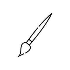 Brush icon vector, design, line