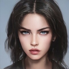 Fototapeta premium cute and pretty girl