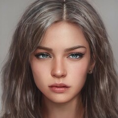 Obraz premium cute and pretty girl