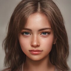 Fototapeta premium cute and pretty girl