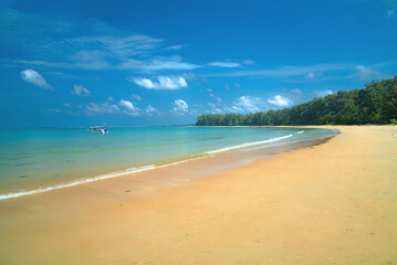 Peaceful beach on the Andaman Sea - Phuket Island, Thailand