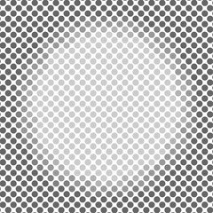 The background is gray circles in the middle are light and dark at the edges