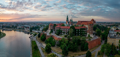 Fototapeta Wawel Royal Castle - Krakow, Poland.	 obraz