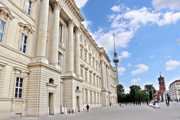 Humboldtforum mit rekonstruierter Fassade des Stadtschlosses