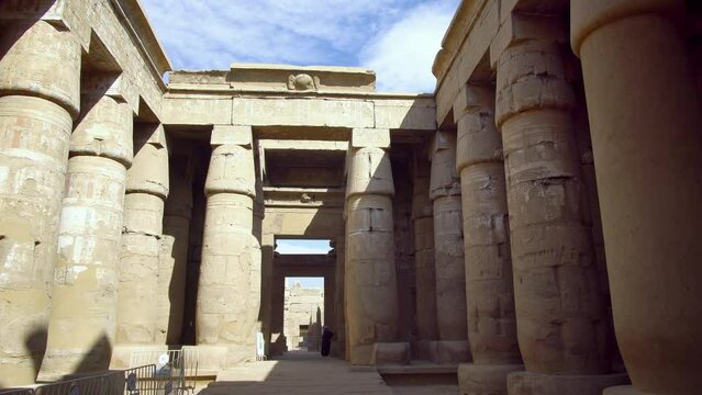 temple of Amon Ra, Luxor, ancient Egypt