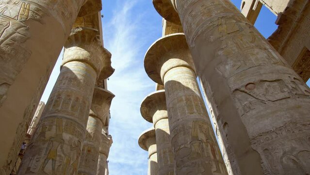 Karnak, temple of Amon Ra, Luxor, ancient Egypt