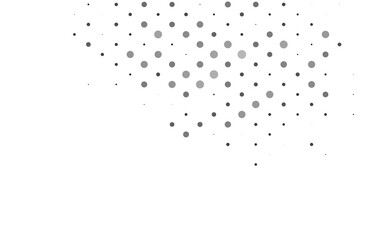 Fototapeta premium Light Silver, Gray vector texture with disks.