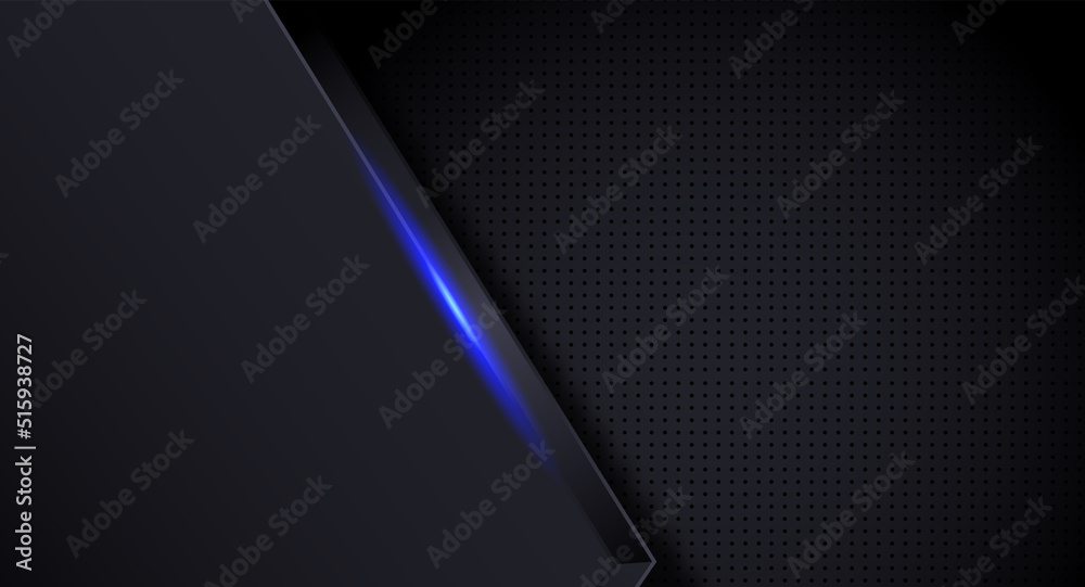 Wall mural modern dark background geometric shape abstract presentation template isolated vector