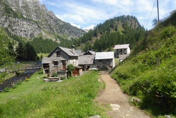 swiss alpine village