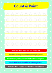 This worksheet is about the coloring activity.