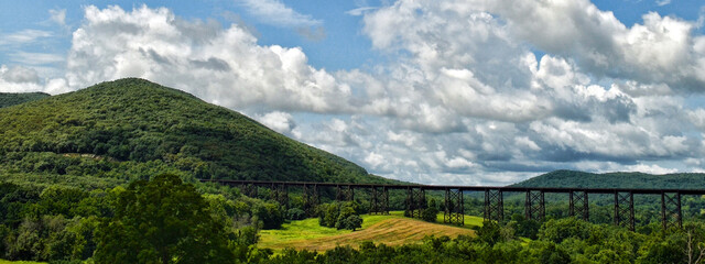 panorama of the mountains