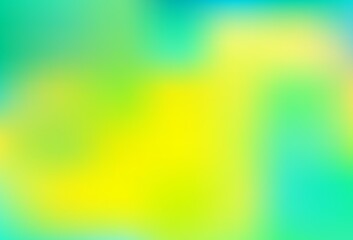 Light Blue, Yellow vector abstract blurred pattern.