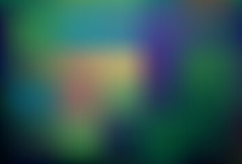 Dark Blue, Green vector blurred and colored template.