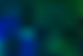Dark Blue, Green vector abstract bokeh pattern.