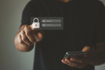 cyber security in two-step verification, Login, User, identification information security and encryption, Account Access app to sign in securely or receive verification codes by email or text message.
