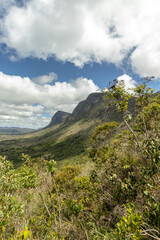 Fototapeta na wymiar natural landscape in the Pati valley, Chapada Diamantina, Bahia, Brazil