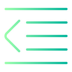 Obraz premium indent gradient icon