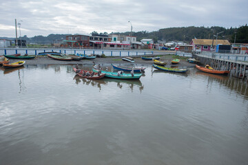 Fototapeta na wymiar Puerto Saavedra - Araucanía - Chile