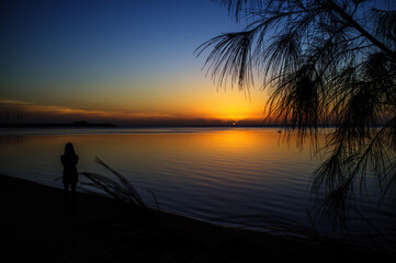 another beautiful sunset in paradise - obrazy, fototapety, plakaty