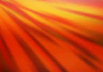 Light Red, Yellow vector glossy bokeh pattern.